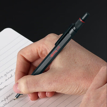 红环（rotring）圆珠笔 高颜值办公用品学生书写绘画制图设计专业文具600系列 安克拉红圆珠笔 黑色笔芯