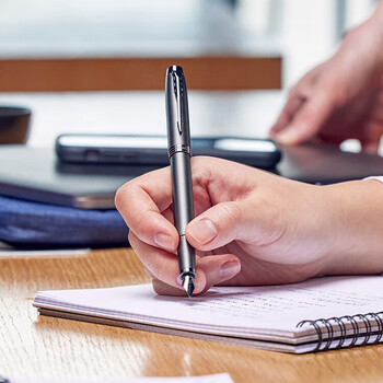 派克新款IM系列钢笔墨水笔学生商务  IM金属古铜棕墨水笔