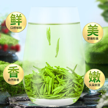 三隐茶叶 绿茶新茶龙井茶杭州明前春茶浓香型袋装250g自己喝