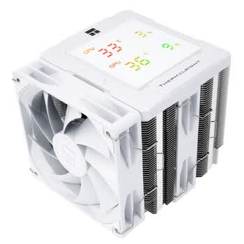 利民（thermalright）Peerless Assassin 120 Digital WHITE 数显屏 六热管CPU风冷散热器 PA120 Digital WHITE