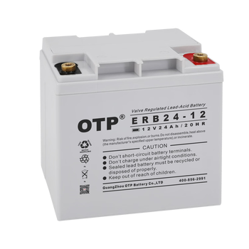 OTP ups不间断电源 12v24ah免维护铅酸蓄电池 应急电源 光伏储能 直流屏 UPS蓄电池  ERB24 -12