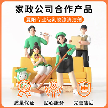 夏阳（XIAYANG）乳胶漆清洁剂500ml 开荒保洁清洗神器新房装修去除墙漆涂料腻子粉