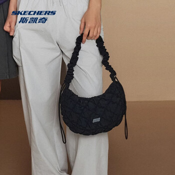斯凯奇男女同款运动联盟系列轻盈百搭单肩斜挎包L125U057