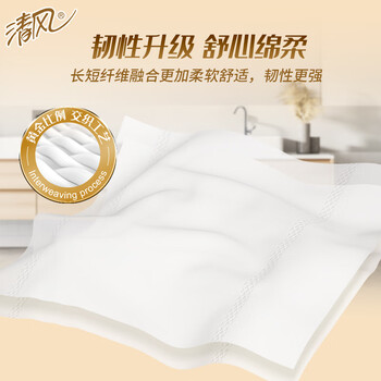 清风(APP) 有芯大卷纸 2层240米*12卷 商用大盘纸酒店卫生纸BJ02AB