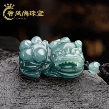 蓝水翡翠貔貅品牌及商品- 京东