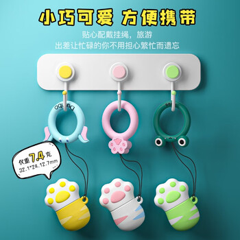 U&H迷你猫爪u盘送礼大容量情侣高速办公U盘V028手机电脑两用USB2.0 绿色【配TypeC转接头】64GB