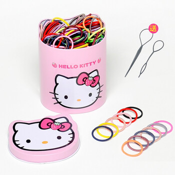 林家小铺卡通小女孩胶圈儿童头绳皮筋不伤发萌像皮筋小童公主风简约