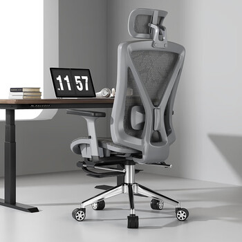 伯力斯 电脑椅家用办公椅职员椅可躺人体工学椅可躺椅黑色MD-0815T 伯力斯 电脑椅家用办公椅职员椅可躺人体工学椅可躺椅黑色MD-0815T