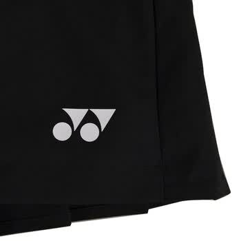 尤尼克斯（YONEX）羽毛球服专业吸汗透气时尚女款运动短裙裤220075BCR黑L