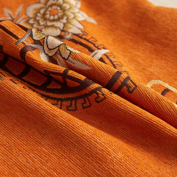 恒源祥纯色刺绣抱枕套办公室汽车家用靠枕芯套午睡枕套 45x45cm