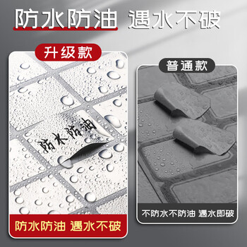 Touch Fish 亚银标签贴防水防油不干胶贴纸手写撕不烂姓名贴食品药品留样标签家居收纳标记贴 大号10张160枚