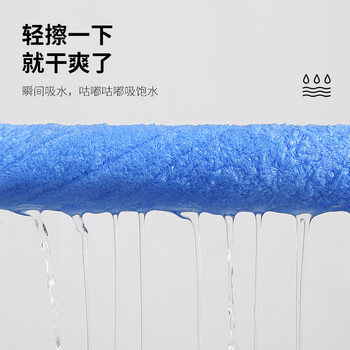 竹一百毛巾竹纤维加厚吸水毛巾4条酒店成人洗澡洗脸毛巾干发手巾34*72cm