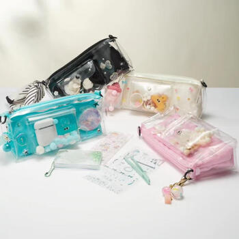 樱花(SAKURA)透明笔袋新年礼物考试用痛包可放吧唧二次元多功能乐乐包手提斜挎防水大容量文具盒简约文具袋 樱花(SAKURA)透明笔袋新年礼物考试用痛包可放吧唧二次元多功能乐乐包手提斜挎防水大容量文具盒简约文具袋