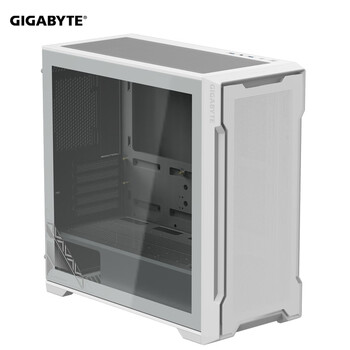 技嘉（GIGABYTE）幽灵白C102GI 机箱钢化玻璃侧透兼容360/240水冷散热器快拆式防尘滤网 白M-ATX/顶置360/磁吸面板