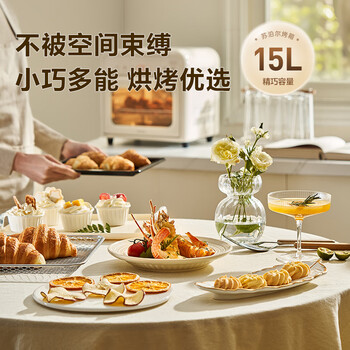 苏泊尔(SUPOR)家用多功能15L空气炸锅电烤箱一体 热风循环免翻面上下独立控温OD15AK817 苏泊尔(SUPOR)家用多功能15L空气炸锅电烤箱一体 热风循环免翻面上下独立控温OD15AK817