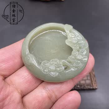 和田玉笔洗价格报价行情- 京东