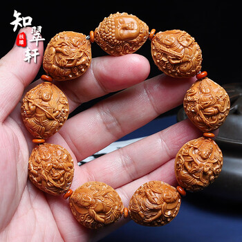 橄榄核雕观音手串品牌及商品- 京东