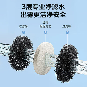 美的（Midea）加湿器 热雾卧室婴儿空气净化除菌 办公室桌面低噪大容量空调伴侣【企采购】/RS-3RWLS