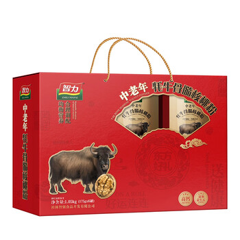 智力中老年牦牛骨髓核桃粉礼盒1050g五谷代餐粉中秋节送长辈礼品 智力中老年牦牛骨髓核桃粉礼盒1050g五谷代餐粉中秋节送长辈礼品
