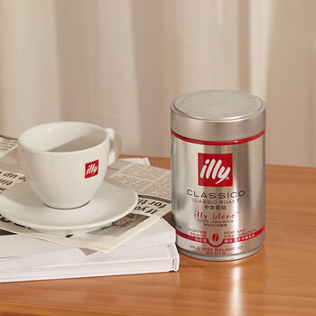 ILLY意利（illy）咖啡豆（中度烘焙） 阿拉比卡意式黑咖啡 罐装250g