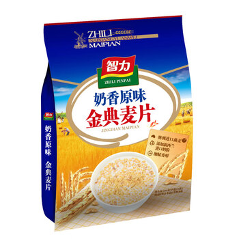 智力 金典奶香原味澳洲纯麦片510g营养早餐代餐即食燕麦片 独立小包装 智力 金典奶香原味澳洲纯麦片510g营养早餐代餐即食燕麦片 独立小包装