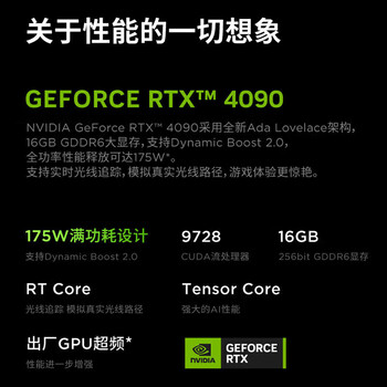 联想（Lenovo）拯救者Y9000P图形渲染笔记本电脑（I9-14900HX 64G 4T SSD RTX4090 2.5K屏）定制