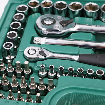 世达(SATA)88件6.3x12.5MM系列棘轮扳手套筒组套汽修工具09013 世达(SATA)88件6.3x12.5MM系列棘轮扳手套筒组套汽修工具09013