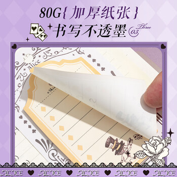 MASMARCU晨光文具爱丽丝便利贴 30张可粘贴纸便签纸优事贴 卡通学生笔记贴便签本1本随机YS0296开学必备