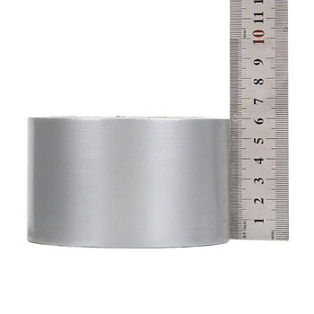 迪麦佳 【加厚250μm】强力布基胶带防台风可封窗舞台地毯胶带耐磨防水布基胶带 灰色加宽 60mm*10m 1卷