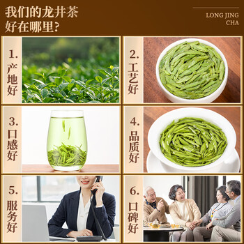 福东顺特级龙井明前新茶绿茶嫩芽茶叶高端礼盒250g送礼送长辈佳品