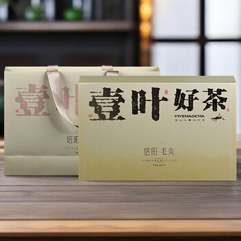 保银信阳毛尖新茶绿茶春茶明前特级高山嫩芽袋装5克*48袋节日送礼推荐