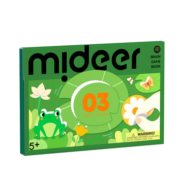 弥鹿（MiDeer）儿童手工贴纸幼儿园宝宝益智脑力进阶贴纸-高阶款儿童生日开学礼物