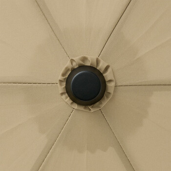 MUJI晴雨两用 2种折法 折叠伞 雨伞遮阳伞太阳伞 深米色