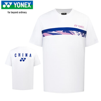 YONEX尤尼克斯羽毛球服国家队同款训练服男女同款115015BCR白M
