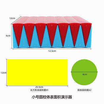 可普圆柱体表面积圆柱圆锥体积比推导小学6年级圆柱体积表面积可展开演示器面积计算公式学生用
