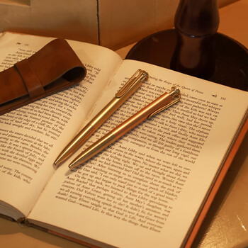 樱花（SAKURA）黄铜笔礼盒开学季38礼物签字笔商务宝珠笔礼盒日本大赏进口精致现代感笔008粉色高档金属杆礼品笔