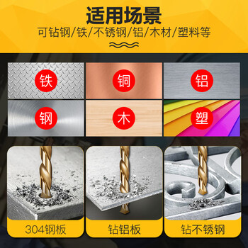 立昌麻花钻头含钴M35高硬度304不锈钢钻孔专用铁板金属木工打孔高强度 立昌麻花钻头含钴M35高硬度304不锈钢钻孔专用铁板金属木工打孔高强度