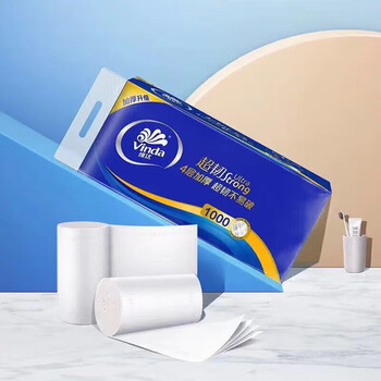 维达蓝色金典无心卷纸10卷/提*3提v4407