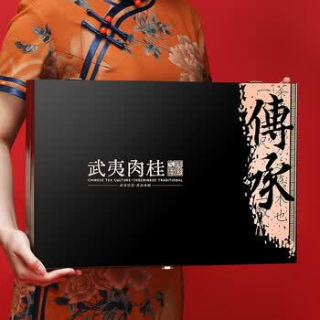 茶满纪乌龙茶福建武夷岩茶 肉桂 250g中火茶叶礼盒装毕业礼物送老师礼品