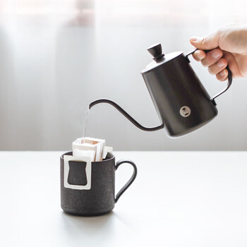 泰摩TIMEMORE 鱼03挂耳咖啡手冲壶 旅行办公迷你手冲咖啡壶300ml