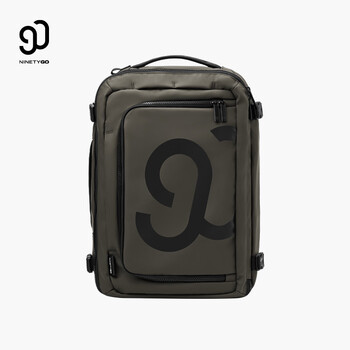 90分户外双肩包 旅行包大容量男女运动背包 可手提斜挎行李包 墨绿色