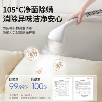 小熊（Bear）立式挂烫机43g/min蒸汽量2L大水箱蒸汽熨斗手持挂烫机落地熨烫机熨衣服神器大功率电熨斗GTJ-T20F5