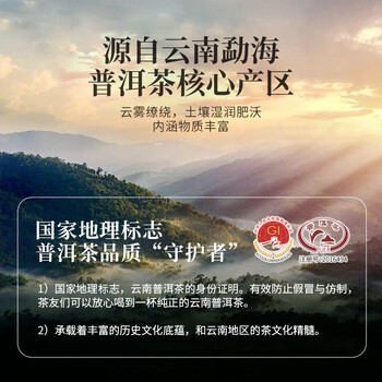 勐昌號云南普洱茶熟茶216g 2019年熟普茶料小金砖熟茶简易盒装茶叶