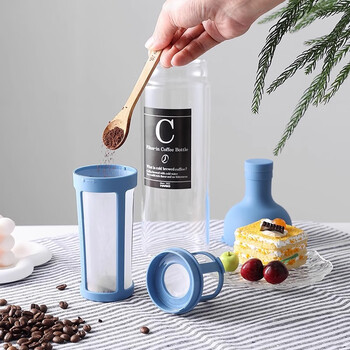 HARIO冷萃壶耐热玻璃咖啡冷泡壶带滤网咖啡壶夏季咖啡冷萃壶