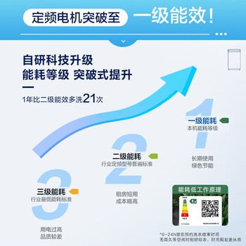 海尔（Haier） 全自动波轮洗衣机 10KG大容量 家用宿舍出租房小型 一级能效 家电 京东自营 XQB100-Z719