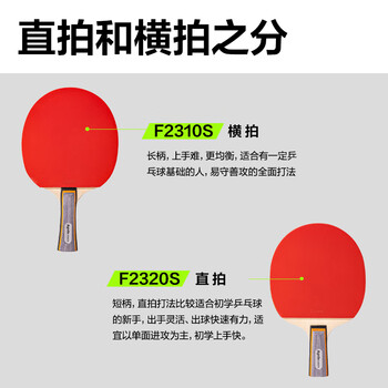 得力（deli）&安格耐特基础竖拍青少年学生入门娱乐套装 直拍对拍