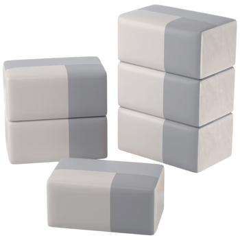 柚家 竹纤维纸巾 婴儿用纸卫生纸 3层130抽*6包*1提装 66753