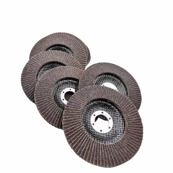 蓝凤凰 百叶轮 125*22mm 打磨片 不锈钢磨光片角磨机砂纸磨片抛光片 125黑砂 【20片】