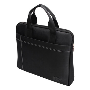 信发TN-V7010(黑色）文件袋帆布手提包加厚防水拉链 档案资料袋男士商务大容量办公包