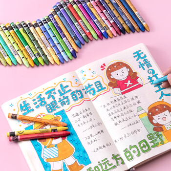 凯兰帝（CARAN  d'ACHE）瑞士卡达单支补色水溶性蜡笔NEOCOLORⅡ专业级儿童美术用涂色靛蓝美育工具